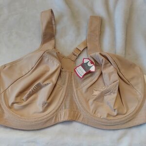NWT Champion Beige Full Support Power Back Sports  Bra Size 38DD 1694